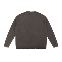 ‘Heart’ Logo Hand-Frayed Sweater