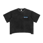 ‘Time For Love’ Raw Edge Snow Washed Boxy T-Shirt