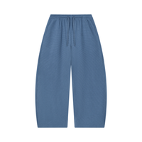 ‘logo-less’ Waffle Barrel Leg Pants