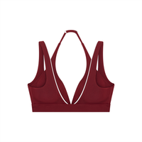 Loved Halter Neck Seamed Sports Bra