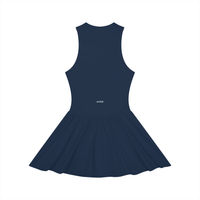 Loved Ruched Sleeveless Full-Zip Dress