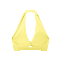 Loved Pleated Halter Sports Bra