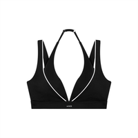 Loved Halter Neck Seamed Sports Bra