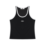 Loved Color Block Cropped Tank Top