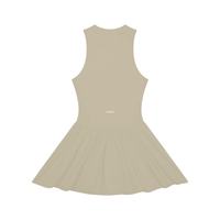 Loved Ruched Sleeveless Full-Zip Dress