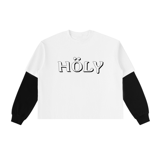 Holy Contrast Sleeve T-Shirt