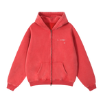 ‘abstract Loved’ Boxy Fleece Hoodie