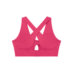 Loved Twist Front V-Neck Sports Bra