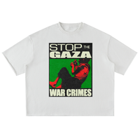 ‘For Gaza’ Oversized Half Sleeve Tee