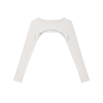 Loved Cutout Long Sleeve Yoga Shrug