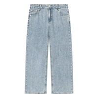 Loved Vintage Wash Straight Leg Jeans