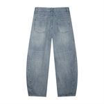 Loved Vintage Wash Barrel Leg Jeans