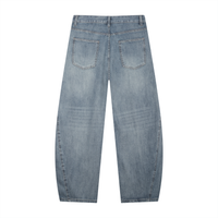 Loved Vintage Wash Barrel Leg Jeans