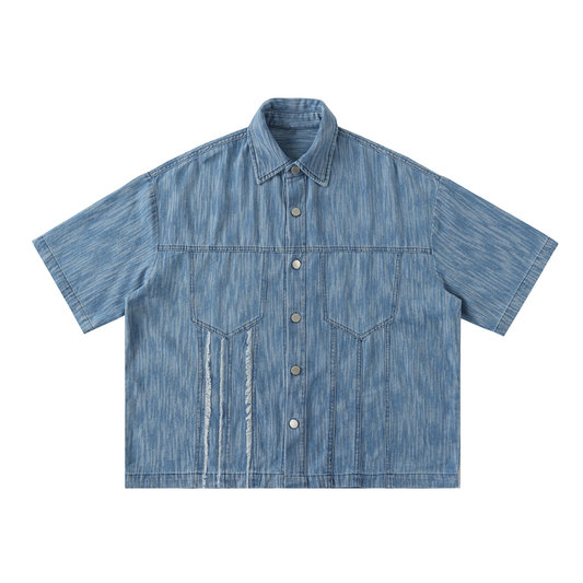 Loved Distressed Denim Shirt