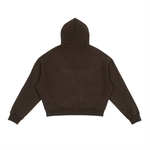 ‘abstract’ Loved Zip-Up Boxy Hoodie