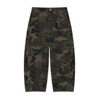 Loved Camo Barrel Leg Cargo Pants