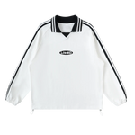 ‘Loved’ Lapel Collar Sweatshirt