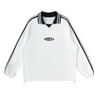 ‘Loved’ Lapel Collar Sweatshirt