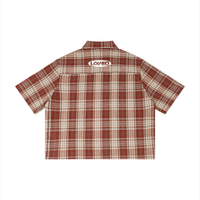 Loved Plaid Boxy Short Sleeve Shirt