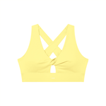 Loved Twist Front V-Neck Sports Bra