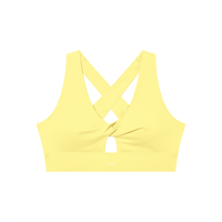 Loved Twist Front V-Neck Sports Bra