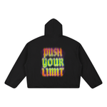 ‘Push Your Limit’ Gather-Hem Hoodie