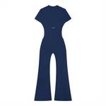Loved Flared Quarter-Zip Jumpsuit