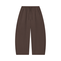 ‘logo-less’ Waffle Barrel Leg Pants