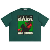 ‘For Gaza’ Oversized Half Sleeve Tee