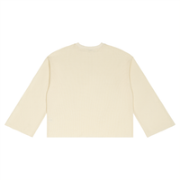 Loved Waffle Raw Edge Long Sleeve