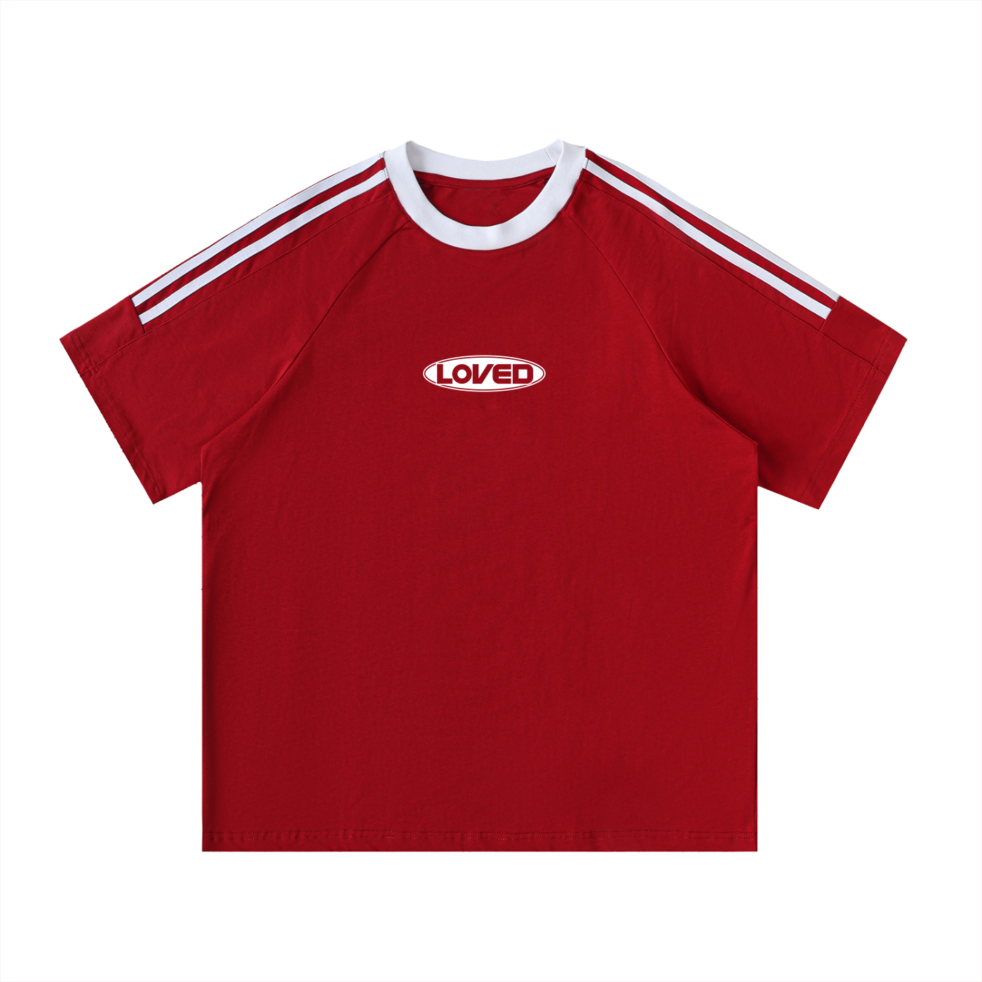 Loved Performance Contrast Tape Cotton Tee