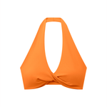 Loved Pleated Halter Sports Bra