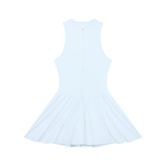 Loved Ruched Sleeveless Full-Zip Dress