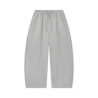 ‘logo-less’ Waffle Barrel Leg Pants