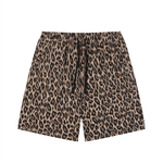 Loved Leopard Drawstring Shorts
