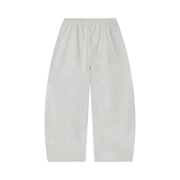 ‘logo-less’ Waffle Barrel Leg Pants