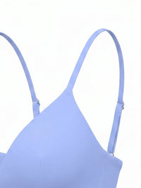 Loved Cropped V-Neck Sports Bra