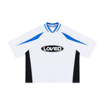 Loved Oversized Color Block V-Neck T-Shirt