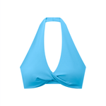 Loved Pleated Halter Sports Bra