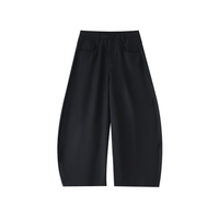 ‘logo-less’ Barrel Leg Dress Pants
