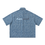 ‘Loved’ Distressed Denim Shirt