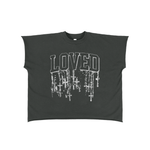 ‘Rosary’ Raw Edge Boxy T-Shirt