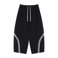 ‘logo-less’ Wide Leg Piping Sweatpants