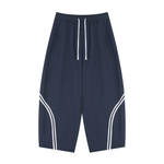 ‘logo-less’ Wide Leg Piping Sweatpants