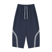 ‘logo-less’ Wide Leg Piping Sweatpants