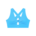 Loved Twist Front V-Neck Sports Bra
