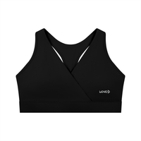 Loved Crossover V-Neck Sports Bra