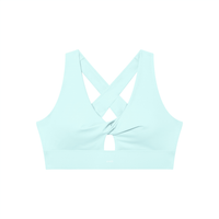 Loved Twist Front V-Neck Sports Bra
