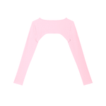 Loved Cutout Long Sleeve Yoga Shrug