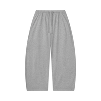 ‘logo-less’ Waffle Barrel Leg Pants